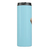 パロッカラフルトポートレート写真 タンブラー (裏面)