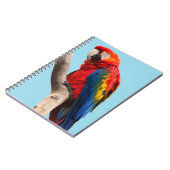 パロッカラフルトポートレート写真 ノートブック (左側)