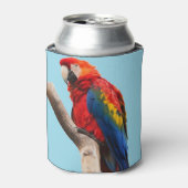 パロッカラフルトポートレート写真 缶クーラー (缶正面)