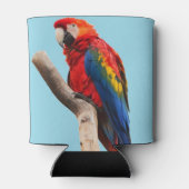 パロッカラフルトポートレート写真 缶クーラー (裏面)