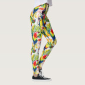 パロッツとパーム葉 レギンス (右)