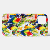 パロッツとパーム葉 Case-Mate iPhoneケース (裏面 (横))