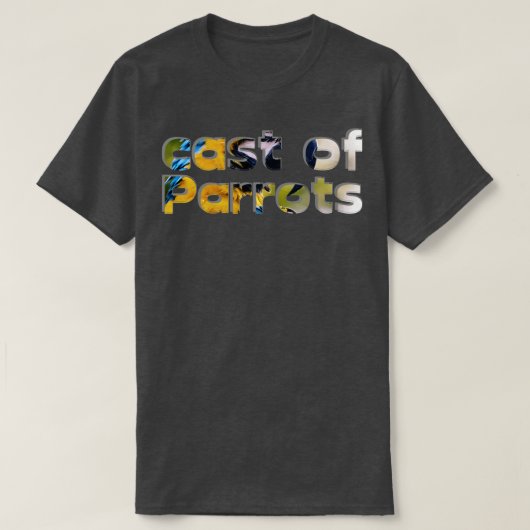 パロッツのキャスト Tシャツ (デザイン正面)