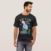 パロッツを愛する女の子のみ – Bird Lover Pet Bi Tシャツ (正面フル)