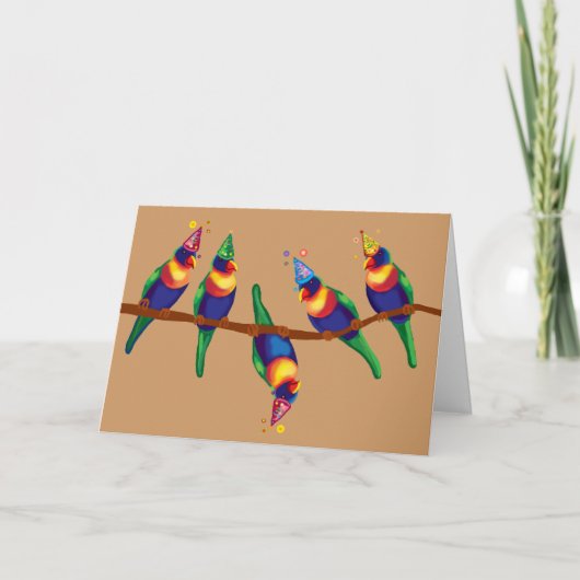 パロッツクリスマスパーティー シーズンカード (正面)