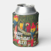パロッツハッピーバースデー 缶クーラー (缶正面)