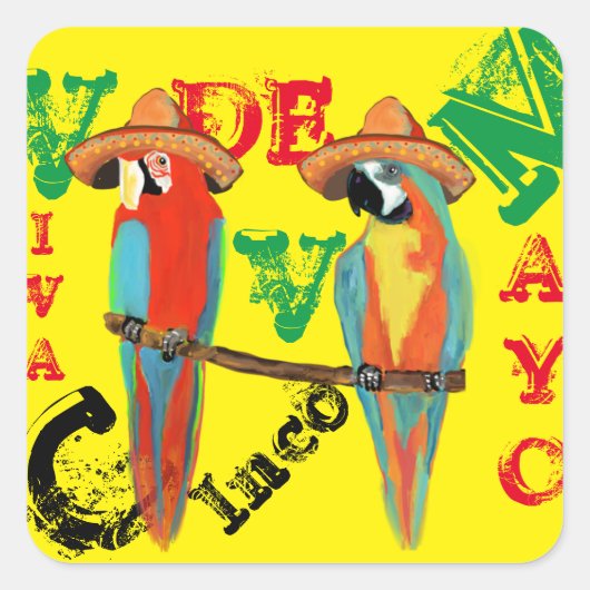 パロッツ スクエアシール (正面)