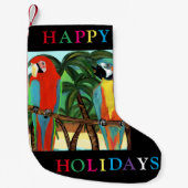 パロッツ スモールクリスマスストッキング (正面)