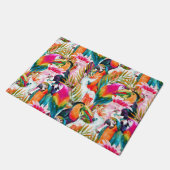 パロッツ&パーム葉ズ ドアマット (アングル)