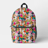 パロッツ&パーム葉ズ プリントバックパック (正面)