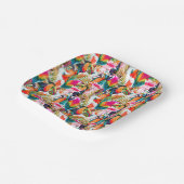 パロッツ&パーム葉ズ ペーパープレート (傾斜あり)