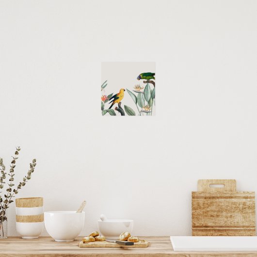 パロッツ ポスター (キッチン)