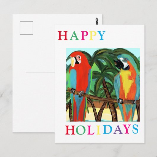 パロッツ ポストカード (正面/裏面)