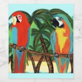 パロッツ ワインラベル (シングルラベル)