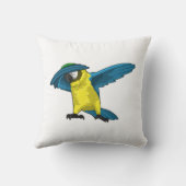 パロットアットヒップホップダンスダブ クッション (裏面)