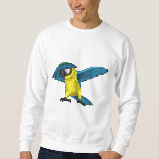 パロットアットヒップホップダンスダブ スウェットシャツ (正面)