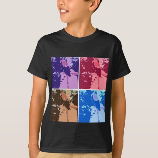 パロットアポップ・アートのート Tシャツ (正面)