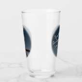 パロットアートガラスアフリカ灰色ガラスのパーソナライズ タンブラーグラス (左)