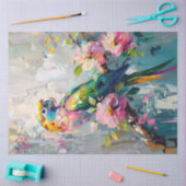 パロットオイル塗装フローラデコップ 薄葉紙 (クラフト)