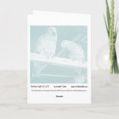 パロットキルトカード カード (裏面)