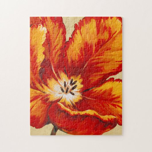 パロットチューリップI ジグソーパズル (縦)