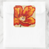 パロットチューリップI スクエアシール (バッグ)