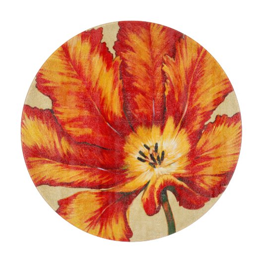 パロットチューリップII カッティングボード (正面)