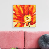 パロットチューリップII キャンバスプリント (インサイチュ (リビング))