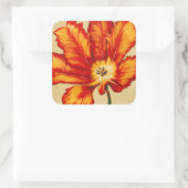 パロットチューリップII スクエアシール (バッグ)