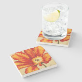 パロットチューリップII ストーンコースター (横)