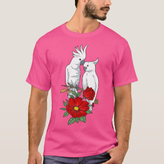 パロットハワイシャツトロピカルハワイアンパロットシャツ Tシャツ