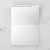 パロットパシフィックブルーバードのグリーティングカード カード (内部)