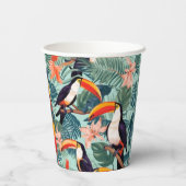 パロットパラダイス紙ナプキンス 紙コップ (裏面)