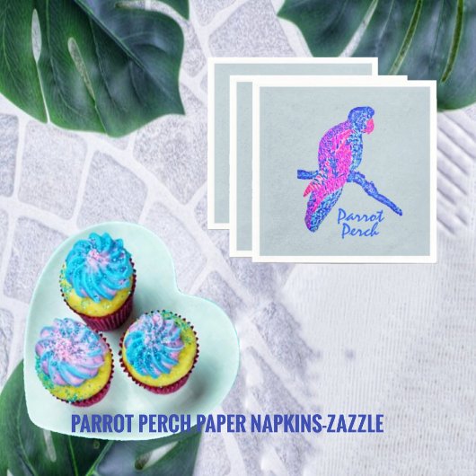 パロットパーチ スタンダードカクテルナプキン