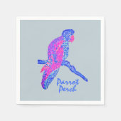 パロットパーチ スタンダードカクテルナプキン (正面)