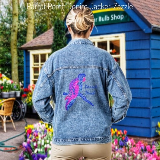 パロットパーチ デニムジャケット
