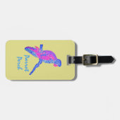 パロットパーチ ラゲッジタグ (正面横)