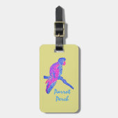 パロットパーチ ラゲッジタグ (正面縦)