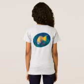 パロットフィッシュの水中写真 - 写真デザイン | Tシャツ (裏面フル)