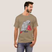パロットボクサーボクシング手袋ボクシング Tシャツ (正面フル)