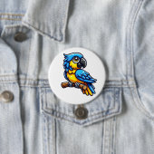 パロットボタン 缶バッジ (インサイチュ)