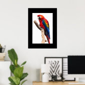 パロットポスター ポスター (ホームオフィス)