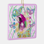 パロット セラミックオーナメント (右)