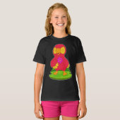 パロット フラワー Tシャツ (正面フル)