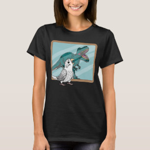 パロット&レックスリフレクションIホワイトブッジーブデガリガー Tシャツ
