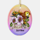 パロッリラックスト セラミックオーナメント (右)