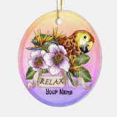 パロッリラックスト セラミックオーナメント (左)