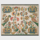 パロツアンドピーコックスヴィンテージアートラッピング紙 ラッピングペーパー (フラット)