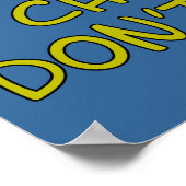 パロディおもしろいスローガンのチップ ポスター (角)