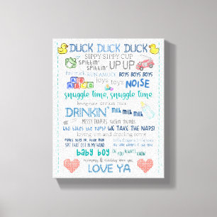 パロディ　ジェイ＆サイレントボブ　面白い　ベビーアート　赤ちゃんへのプレゼント キャンバスプリント